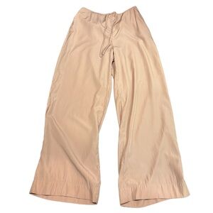 Rusty Tan Wide leg Soft‎ Elastic-Waist Pants Size L